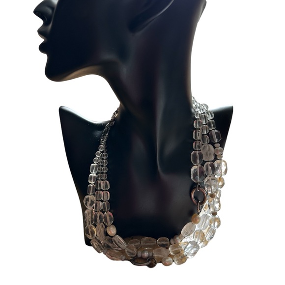 Silpada White Heat Quartz Pearls and Sterling Silver Necklace - Picture 2 of 9